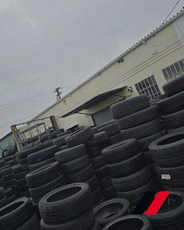 Stacked tires for Tire Mart on Memorial Drive in Griffin Georgia